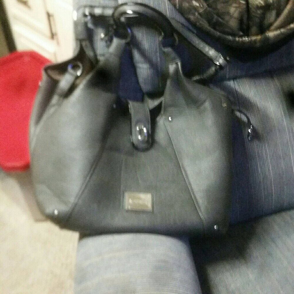 Sorrenrtino grey leather purse